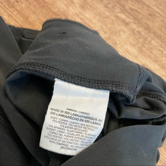 Black Nike Dri Fit Flared Wide Leg Leggings - Picture 4 of 4